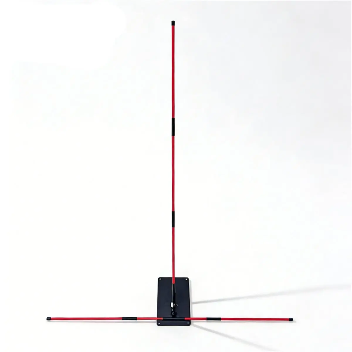 (AD12) Golf Swing Alignment Rod Swing Practice Plate Trainer Swing Angle Adjust Postures Correction Aid