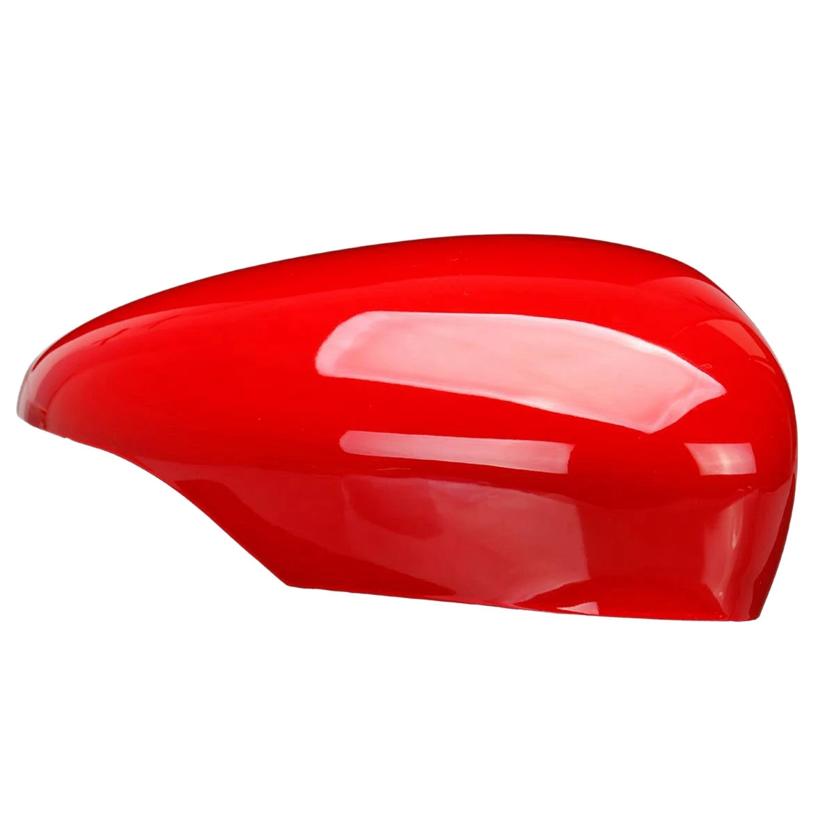 Right Wing Door Rearview Mirror Cover Side Mirror Cap for Fiesta MK7 2008-2017 Red