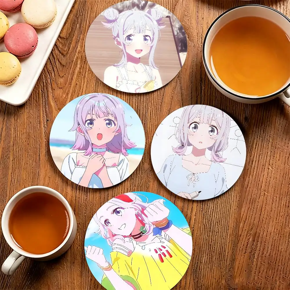 Imau Nagisa S-SELECTION PROJECT Heat-Resistant Pine Coasters Lightweight Sturdy for All Drinkware Easy to Clean