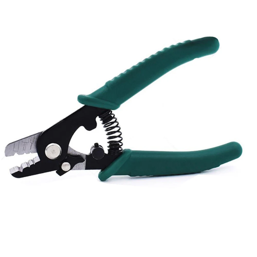 Free Shipping 8PK-326 Clamp Fiber Stripping Pliers Tri-Hole Fiber Optic Stripper Safety Lock FTTH FIber Wire Stripper