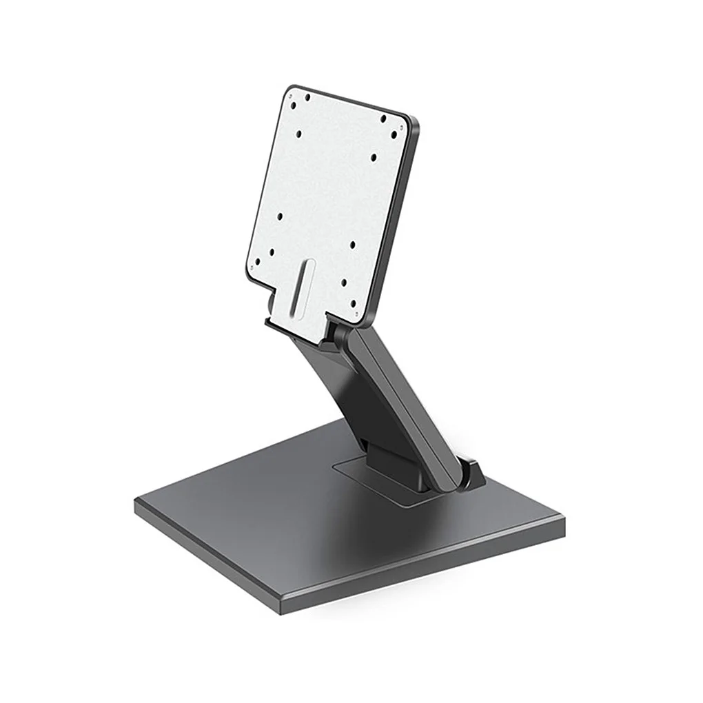 Soporte de Monitor para escritorio, estante plegable de 75mm para PC, TV, soporte plano, colgador ajustable para ordenador de 17 a 24 pulgadas