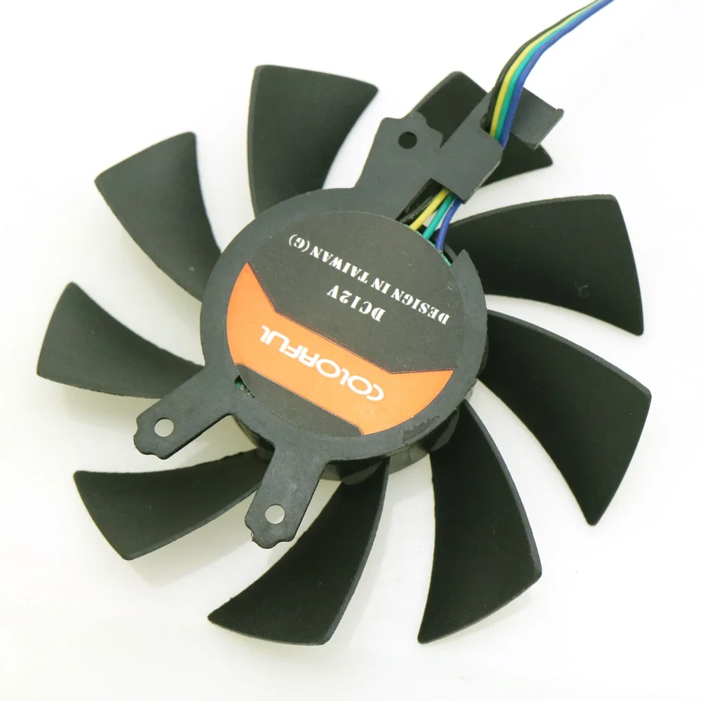 Free Shipping 3pcs/Lot 12V VGA Fan For iGame GTX1060 GTX1070 VuLcan U Graphics Card Cooling Fan 4Wire 4Pin