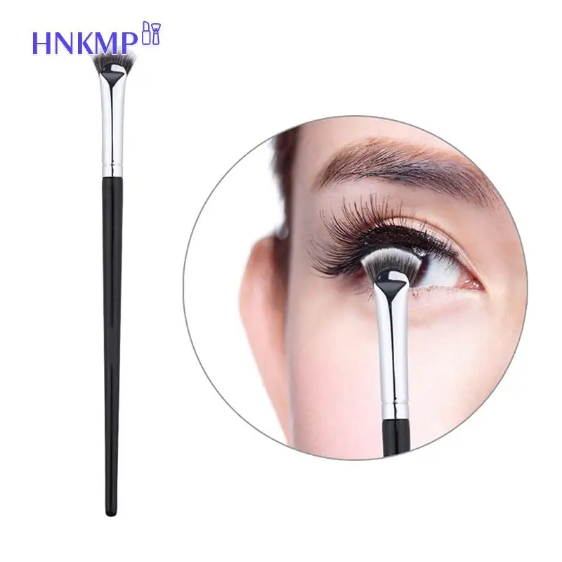 1PC Fan-shaped Pestana Escova Soft Sem Derramamento Profissional Beleza Pestanas Maquiagem Escovas Mascara Highlighter Powder Smudge Tool