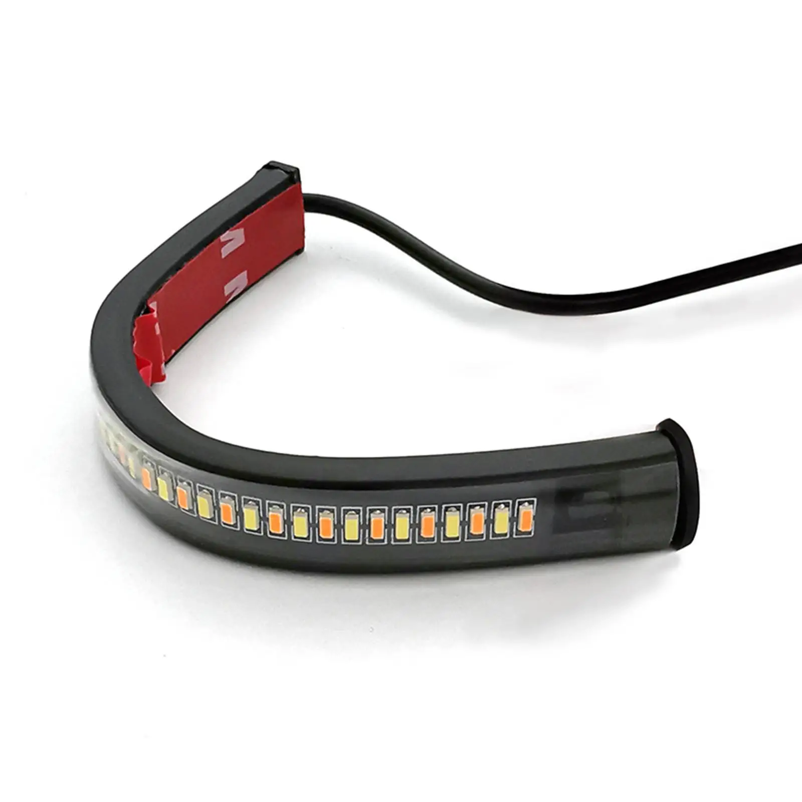 Waterproof Led Strip Turn Signal Motorcycle Rear Light Bar for Universal Bike and Scooter Upgrade