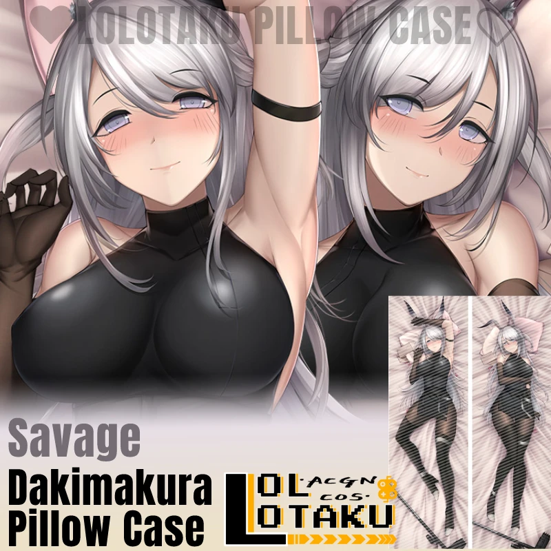 

Savage Dakimakura Arknights Game Sexy Hugging Full Body Pillow Case Cushion Cover Pillowcase Home Bedding Otaku Decor Gift