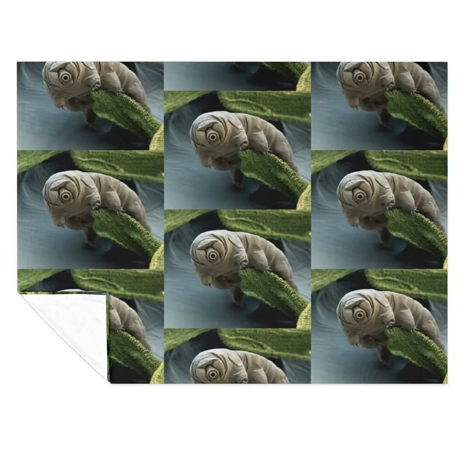 

Water Bear or Tardigrade Under the Microscope Throw Blanket Hairys Softest for winter Winter beds Blankets
