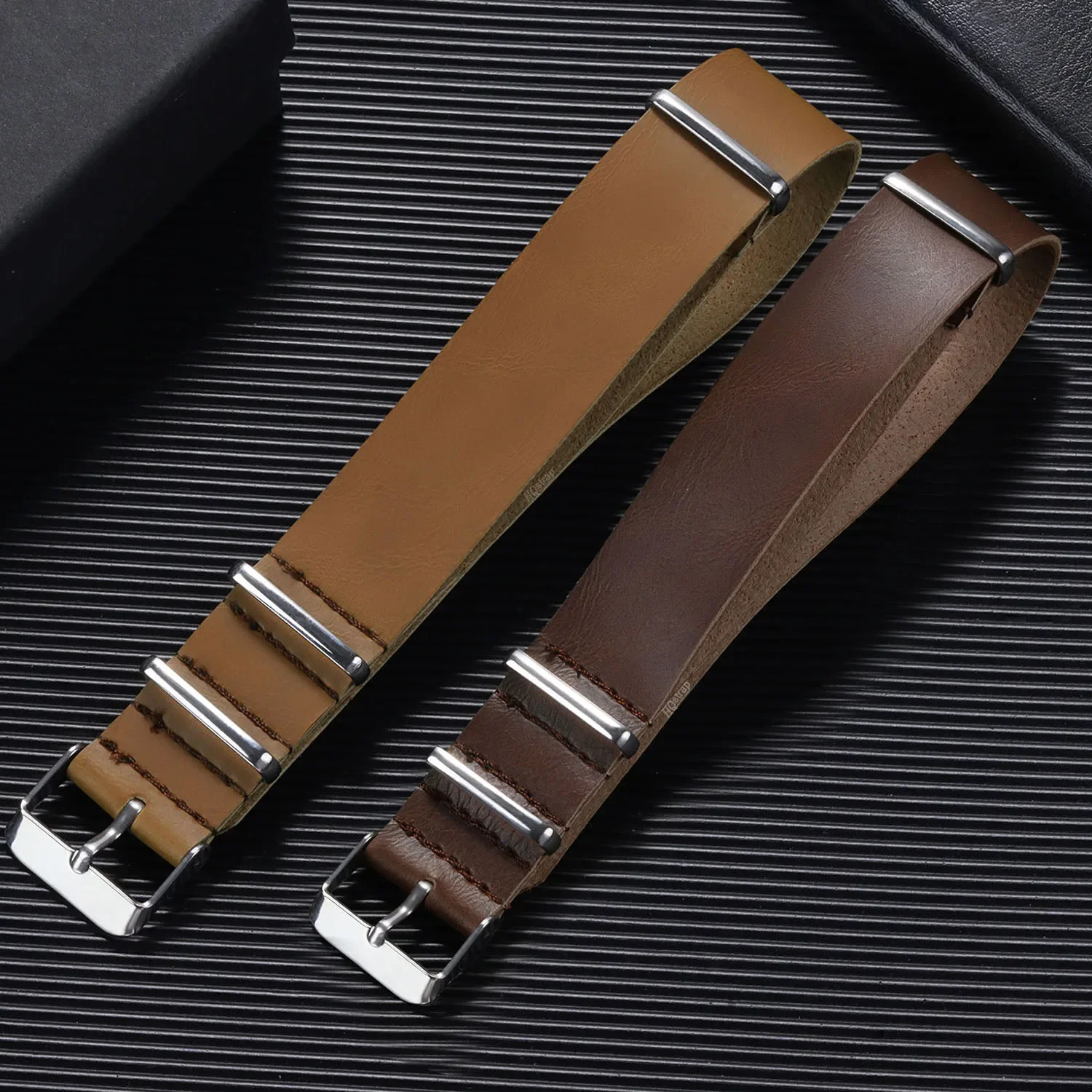 Soft Leather Band 18mm 20mm 22mm Universal Replacement Strap for Seiko Watchbands for Rolex Bracelet Galaxy Watch4/5/3 PU Belt