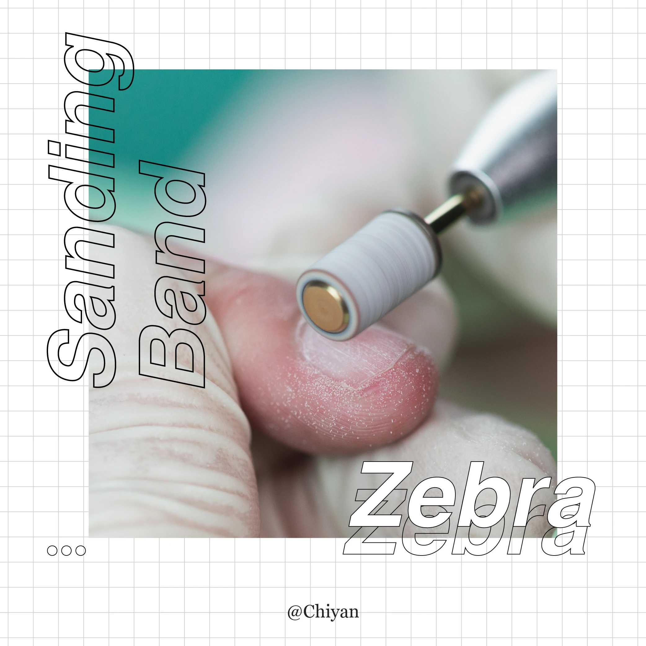 أربطة صنفرة بدون مغزل ، ملحقات مثقاب أظافر كهربائية ، أدوات العناية بالأظافر ، أدوات إزالة طلاء الجل ، way way per Box #2