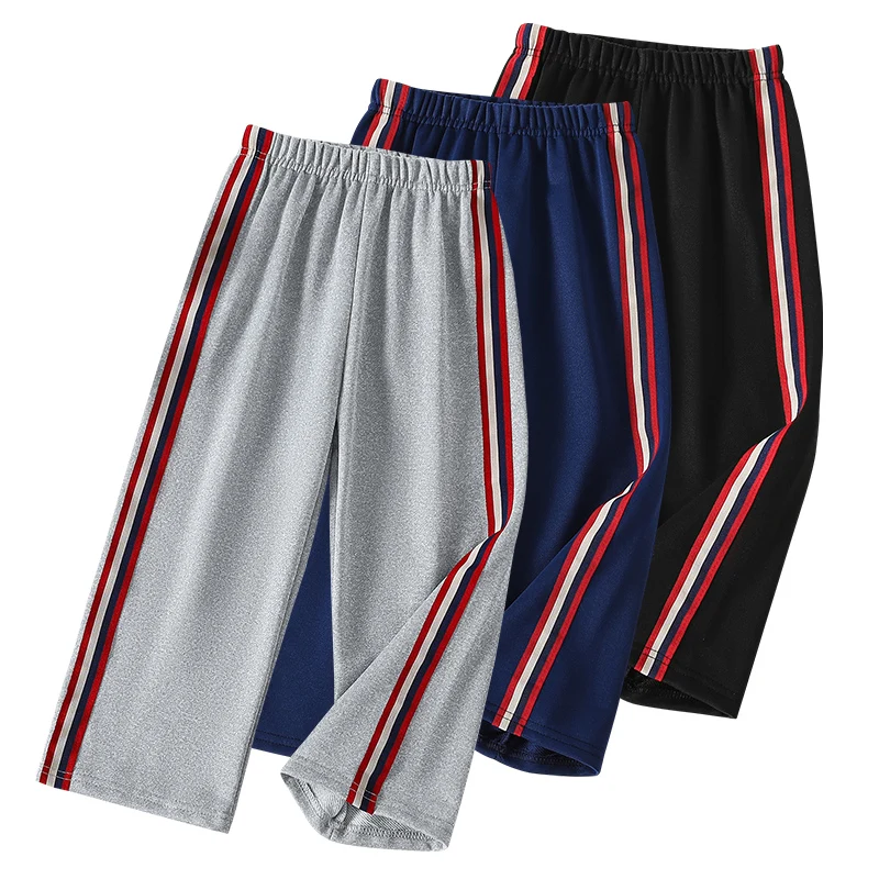 

3/1 Piece Autumn And Winter Children's Basic Versatile Straight Leg Casual Pants For Boys And Girls Sports Running Sweatpants