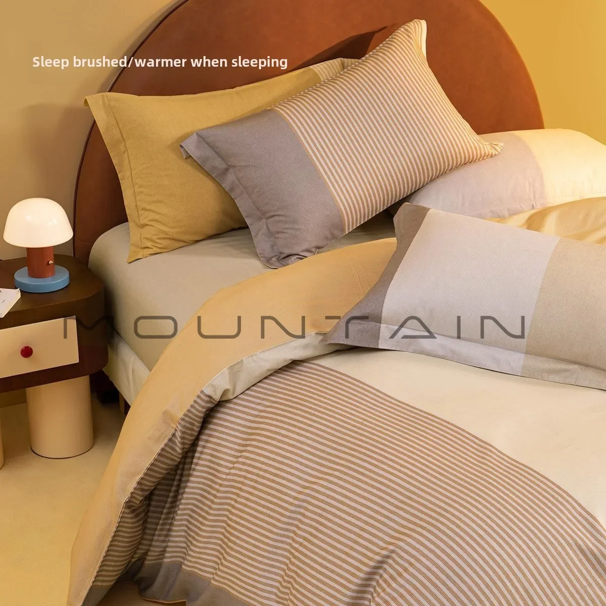 Xinjiang long-staple cotton abraded four-piece cotton kit household bed sheet quilt cover bedding