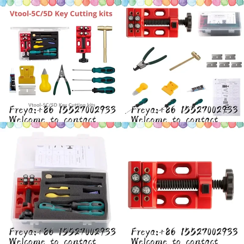 YANHUA V-tool -5C/5D Key Cutting Kits for / / 5C/5D Key Shells Easy