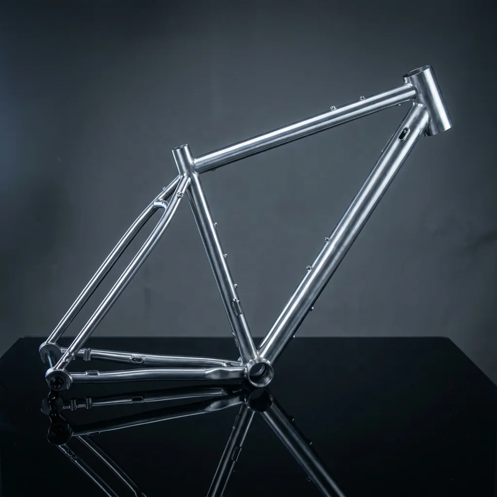 Waltly Light Weight Titanium Road Bike Frame With Standard Post Mount Disc Brake