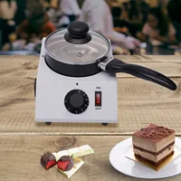 Electric Chocolate Melter, Chocolate Melting Machine with Lid, 40 W Melting Device, Candy Melting Pot, Chocolate Kitchen Tool