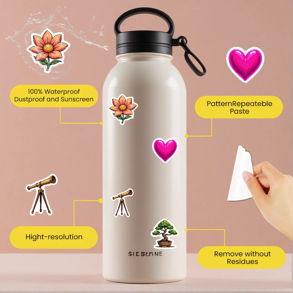 35-70 قطعة ملصقات مستوحاة من السفر الطبيعي حزمة لوازم مكتبية جمالية ملصقات مكافأة المعلم الأمتعة مذكرات الديكور