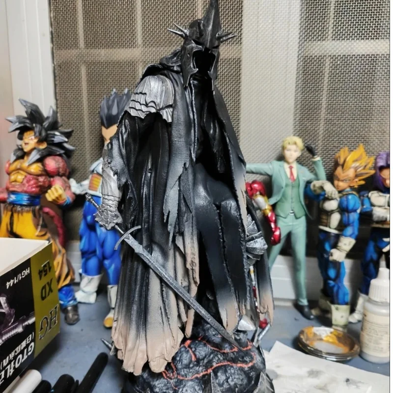 Estatua de Gandalf de película novedosa, rey bruja, muñeca Angmar, El Señor de los Anillos, Gk Nazgul Ringwraith, muñeca de Pvc, modelo de decoración, regalo de Festival