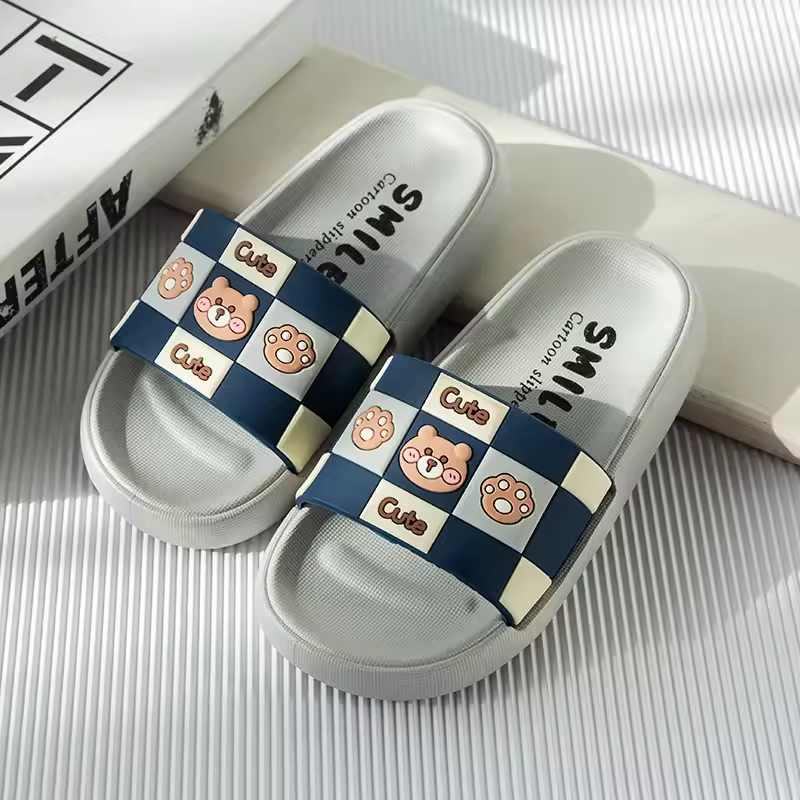 Summer Children Slippers Cute Cartoon Boys Girls Home Indoor Sandals Shower Non-slip Flip Flops Outdoor Kids Beach Footwear New