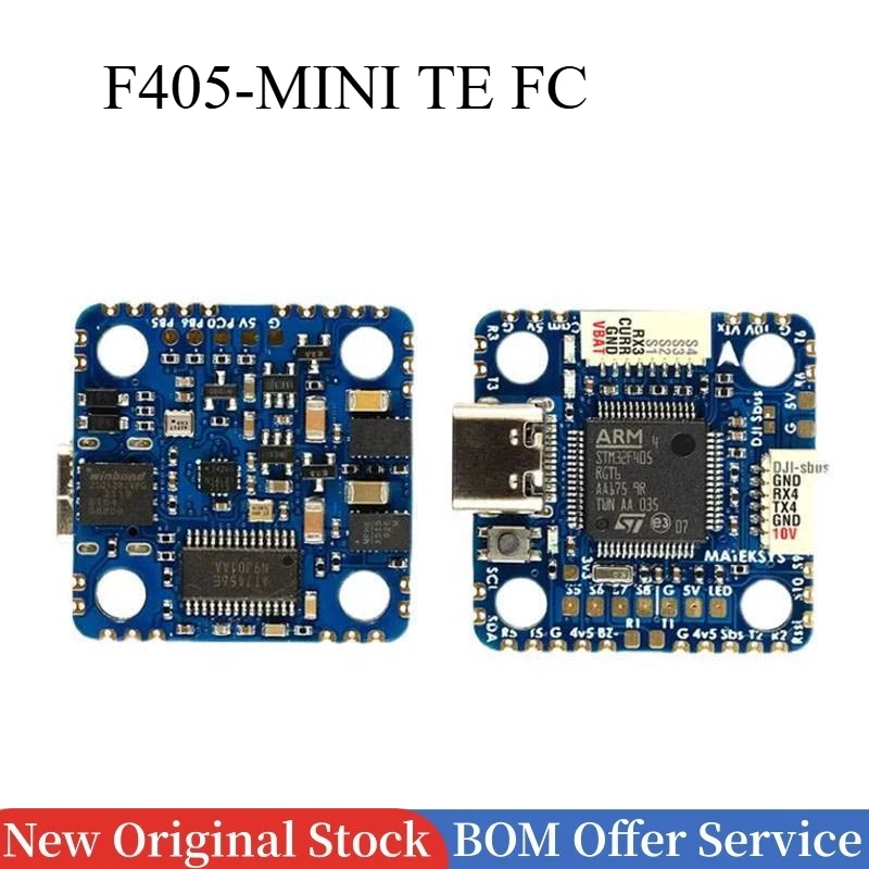 

Matek F405-MINI TE Flight Controller Built-in STM32F405RGT6 IMU ICM42605 BEC 5V 10V for FPV RC Racing Drone VTX 20/30.5MM
