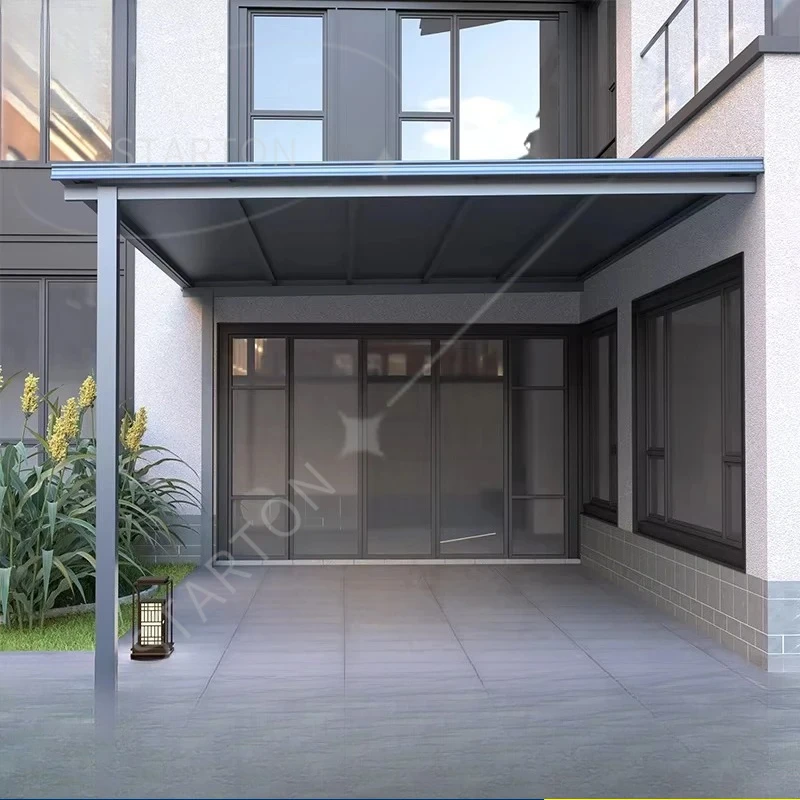 Luxury Aluminum Tile Awning Outdoor Pergola System Gazebo Da Esterno Outdoor Furniture Pavilion Great Wall Board Sunshade Canopy