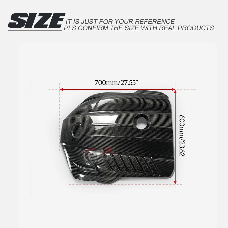 

Wisdom Workshop Compatible with Toyota New SUPRA Carbon Fiber Car Modification Parts A90 Engine Inner Cover Heat Dissipation Upp