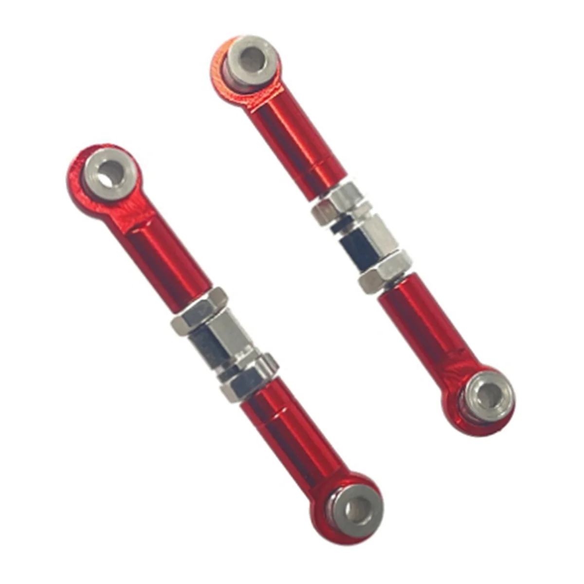 RC Car Metal Upgrade Accessories Steering Rod for MJX Hyper Go 1/14 14209 14210 H14BM RC Car Upgrade Parts(Red)