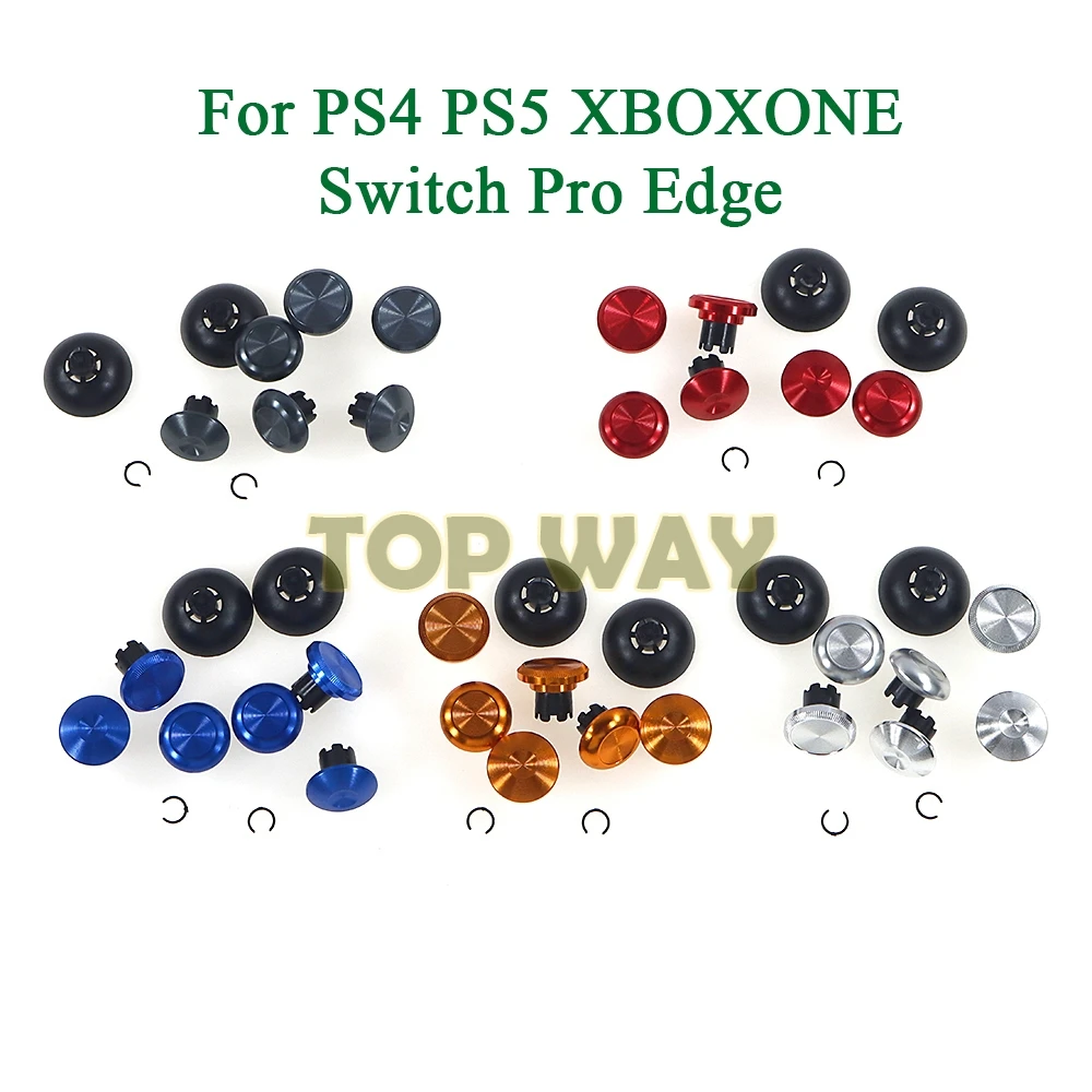 

5sets For PS4 PS5 Edge Game Handle Controller Metal High Low Rocker Cap Paddle Paddle Back Button For Switch Pro XBOXONE Edge