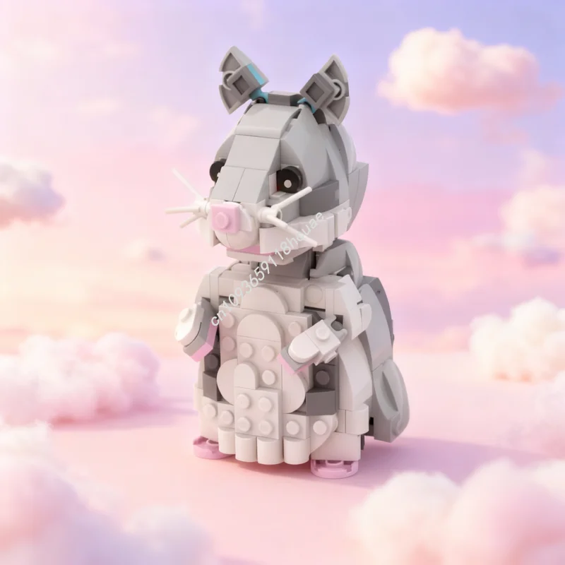 

318pcs MOC Creator 3 1 Hamster Model Building Blocks Construction Assemble Christmas Gifts DIY Creative Toys Idea Education