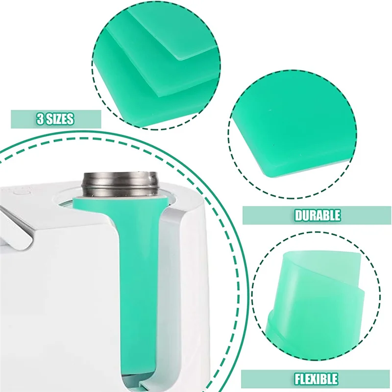 Enveloppement de gobelets à Sublimation A59E-11X 4.72 pouces avec gant et ruban résistants à la chaleur, enveloppe en Silicone pour gobelets vierges à Sublimation