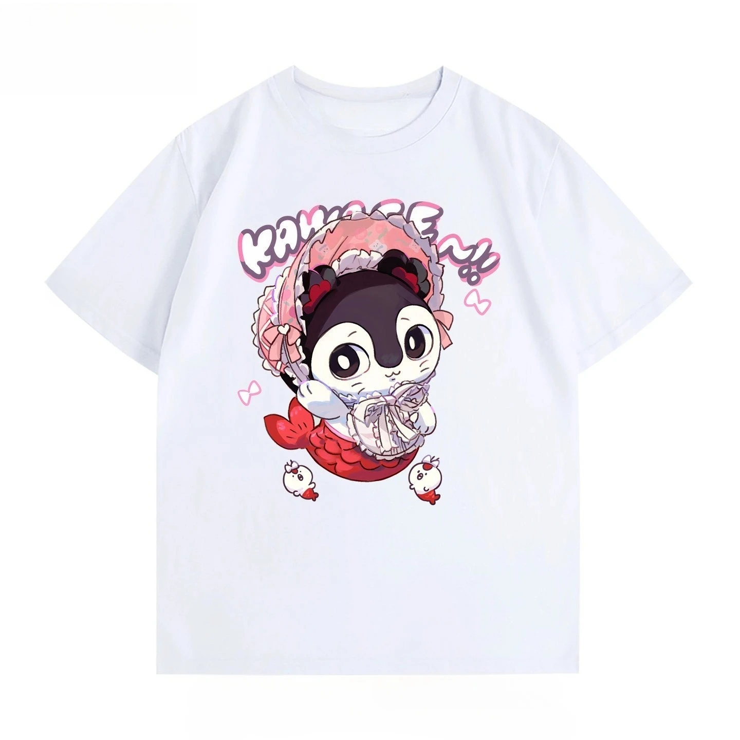 Chiikawa Cute Kawaii Anime Starry Tee Men's Women's Black Retro Cool Graphic Art Print Oversized Short Sleeve Streetwear Top