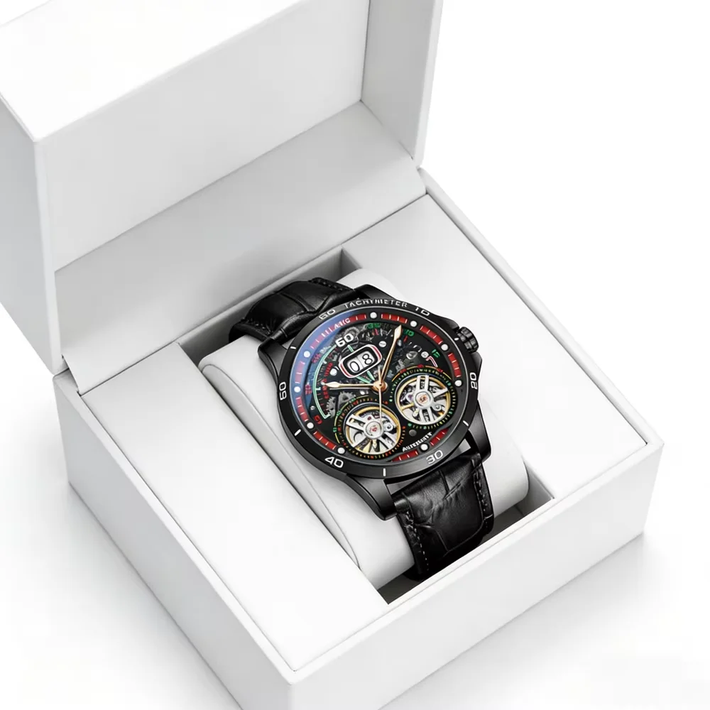 

Super Cool Newest Double Tourbillon Automatic Mechanical Calendar Watch AILANG Brand Luminous Waterproof Reloj Hombre OEM 8826B