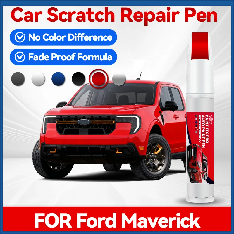2026 Car Tool Accessories For Ford Maverick 1990-2026 Paint Repair Pen Touch Up Scratch Remover DIY Auto Accessories Black Whi