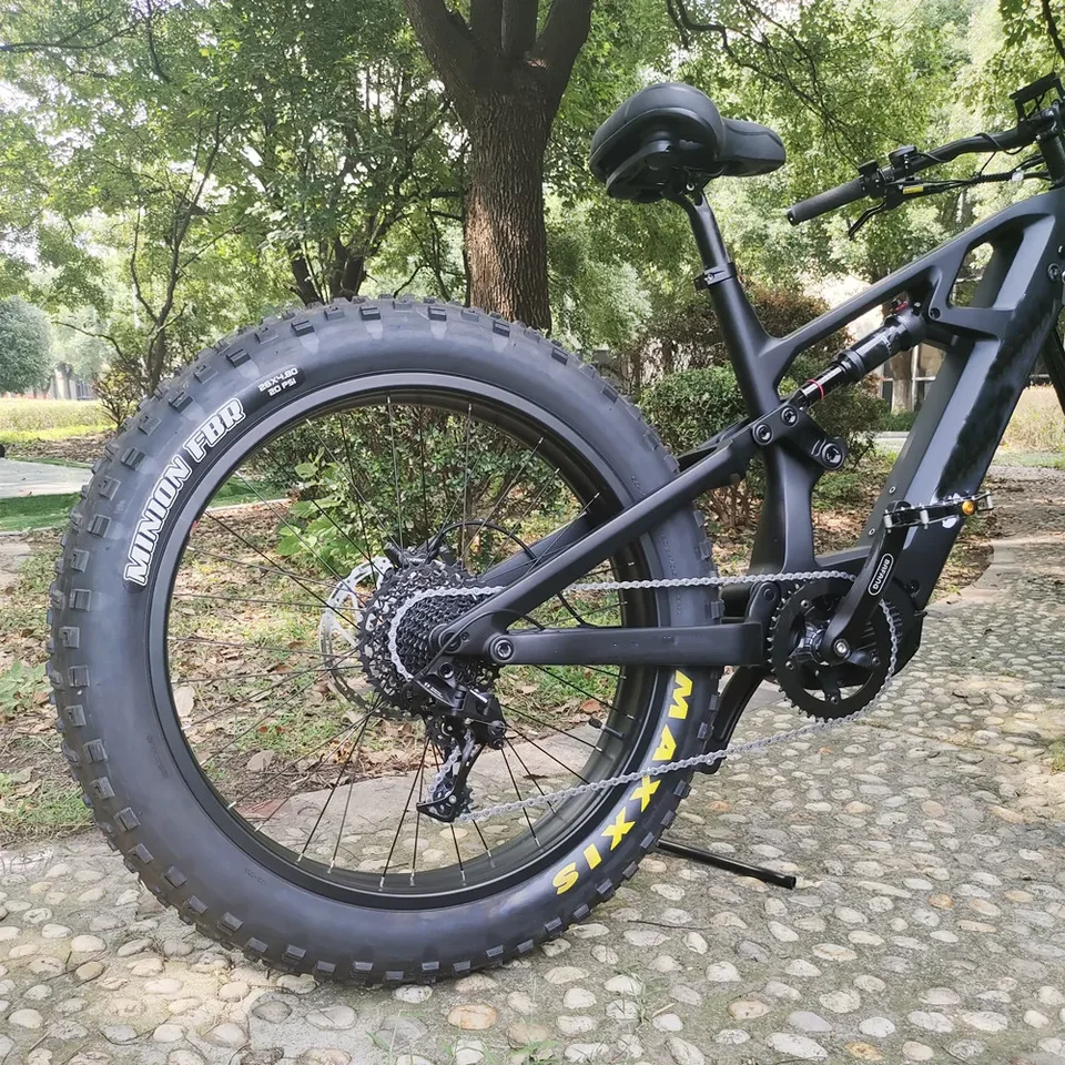 Electric Bicycle Full Suspension Electric Bike Bafang Ultra M620 1000W 48V Ebike With Fat Tire Snow Mountain Bike image 4