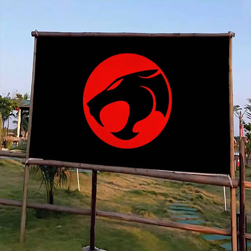 Thundercats Anime Kreatives Muster Hängende Flagge Polyester Bedrucktes Banner Handgezogene Flagge