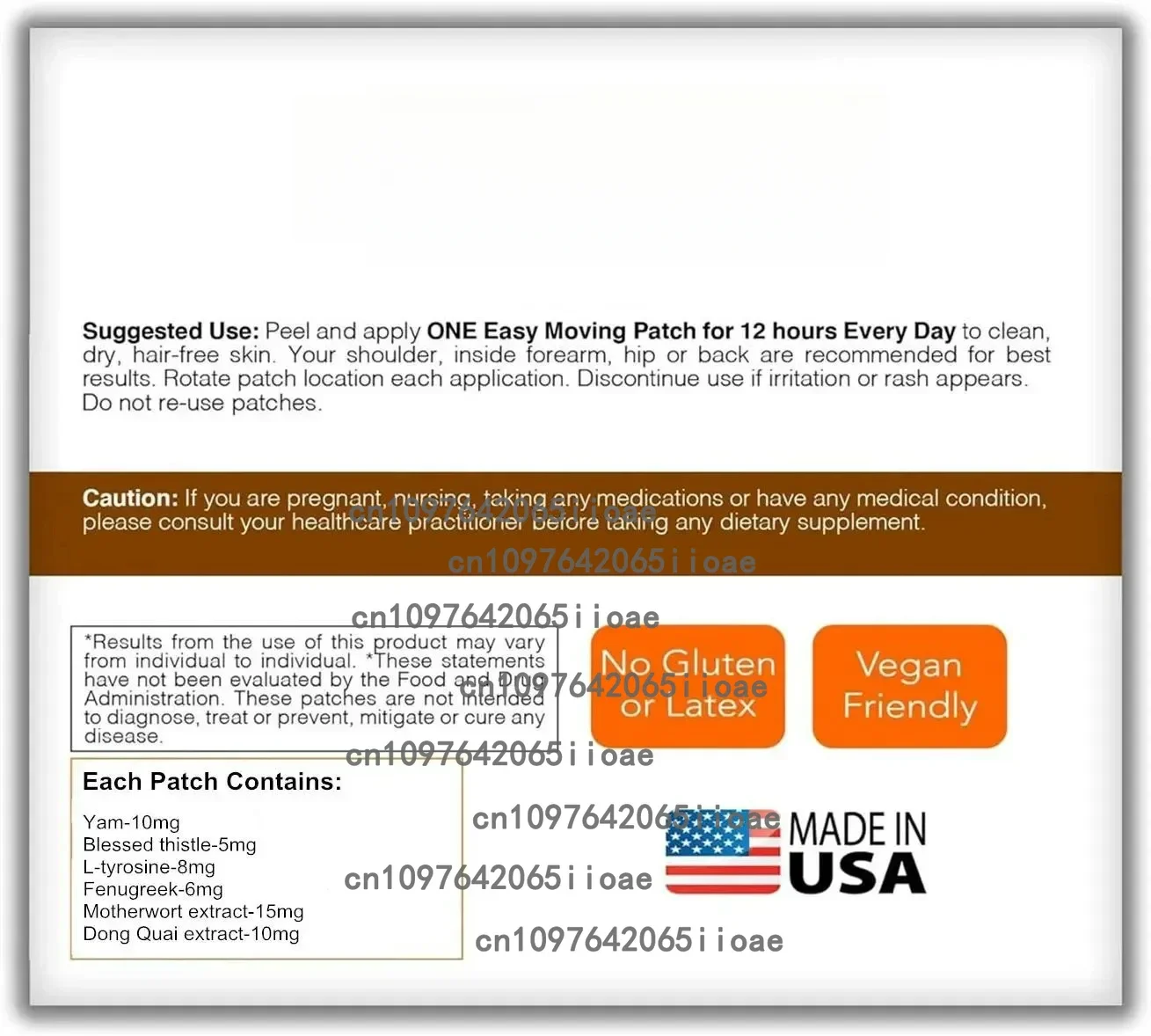 30 Patches Taurina Patches Transdermicos Força Muscular, Foco, Memória