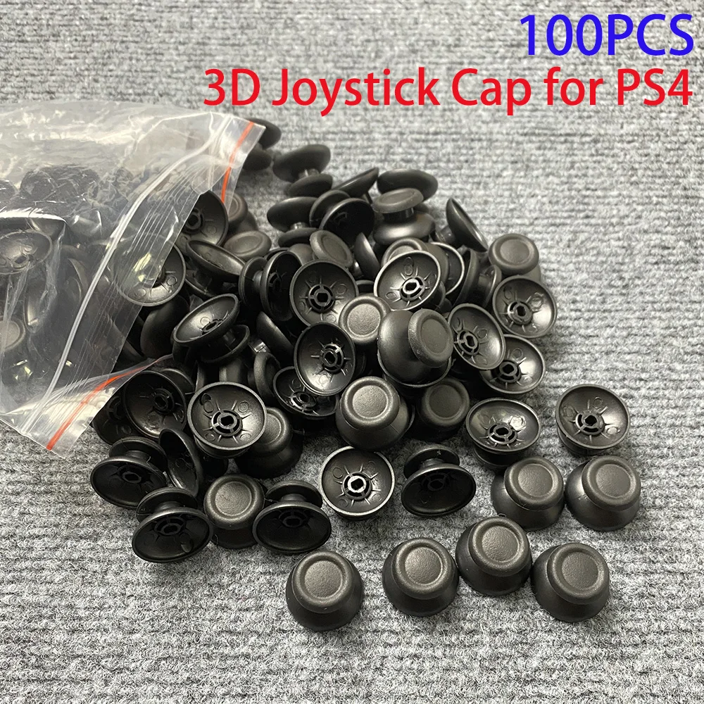 10-100Pcs For PS4 PS5 Analog Cover 3D Shell Thumb Stick Joystick Thumbstick Mushroom Cap For Sony PlayStation 4 PS4 Controller