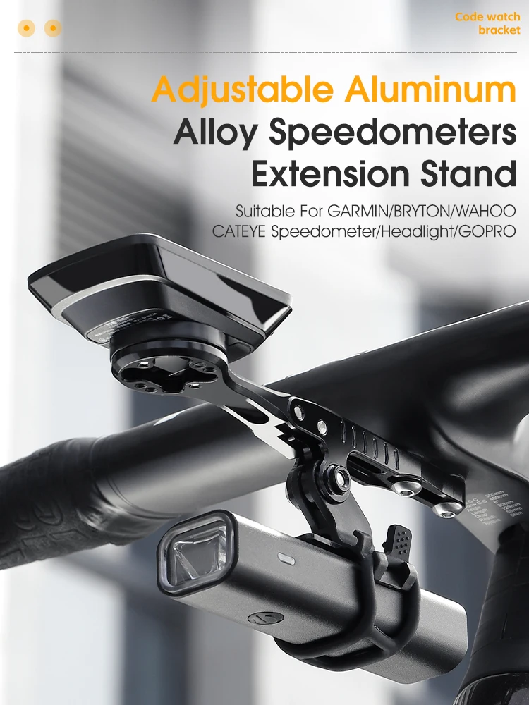 AliExpress West Biking WEST BIKING Bike Speedometer Bracket Lightweight Integrated Bike Computer Extension Stand For Wahoo Bryyton Bicycle Accessories