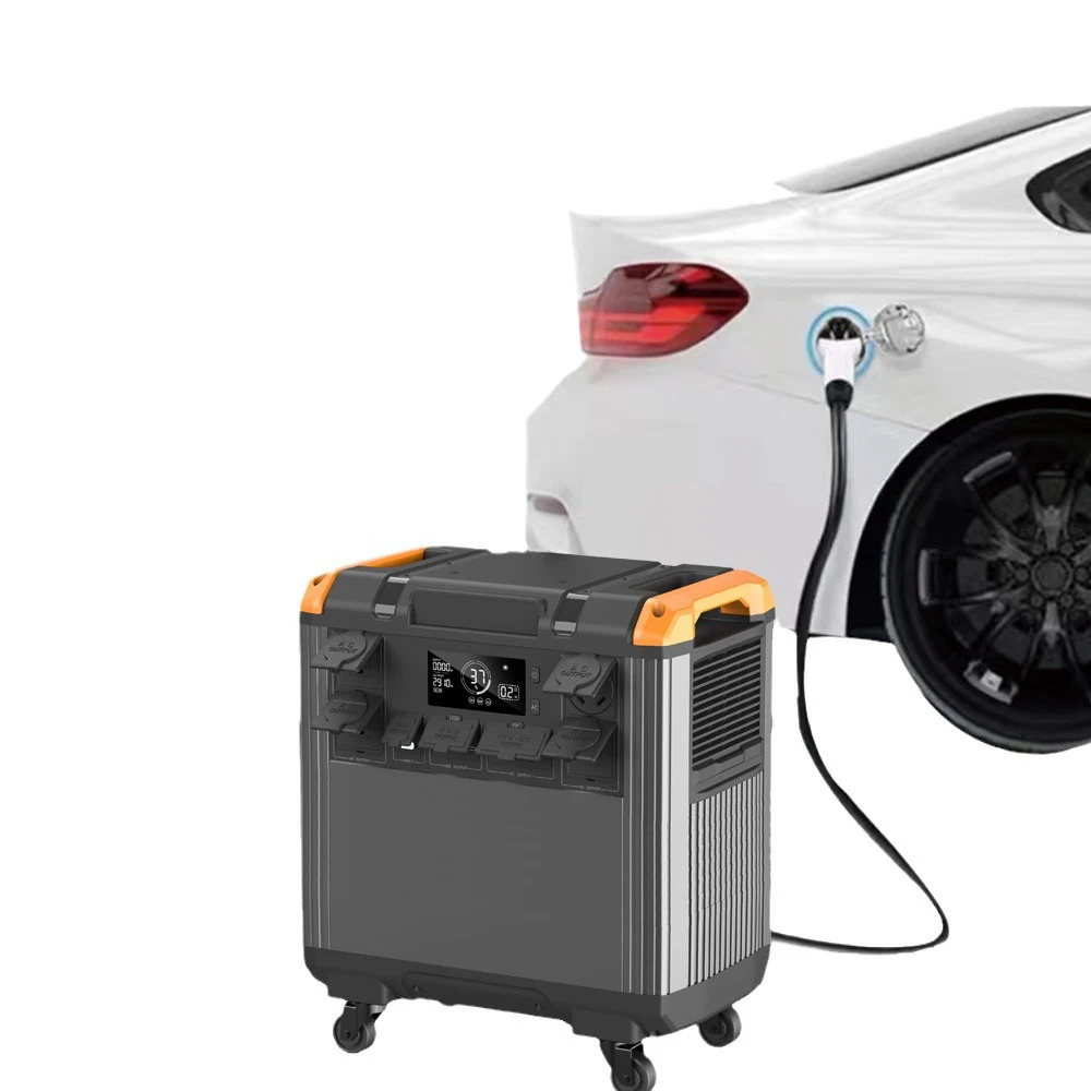 Generator inverter 3000 watts portable power station 5000 watts solar generator built-in lithium iron phosphate battery