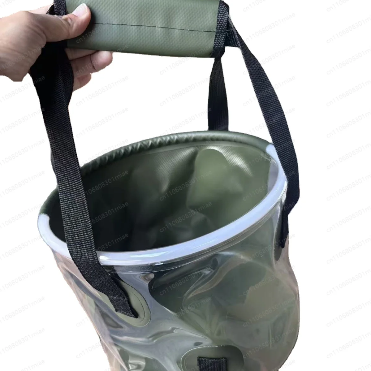 

Foldable 10L bucket outdoor camping picnic fishing portable car trash can travel vegetable basin camping accessories