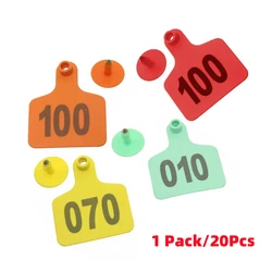 Sheep ear tag Signs with the word ear Laser Farm Animal Livestock Digital Identification Card Feeding Device Livestock Ear tag