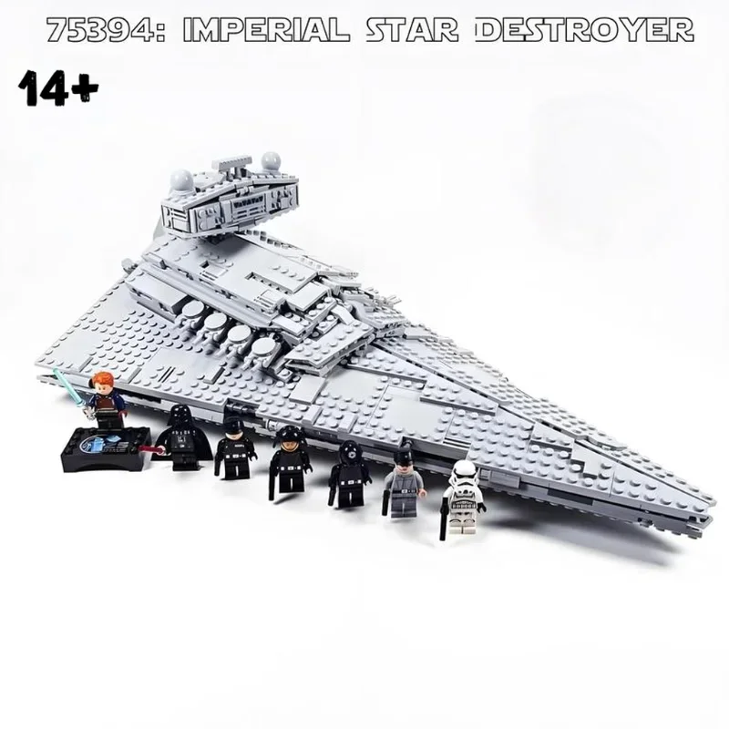 

Hot Toys NEW 1555Pcs 75394 Imperial MOC Star Destroyer Buidling Blocks Spce Wars Model Bricks Toys for Kids Christmas Gifts