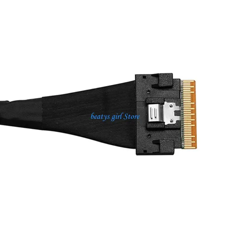 

C7AB Flexible SFF8654 To SFF8654 Male To Male PCIe4.0 Cable With Fast Speed Data Transfer For Servers And Workstations