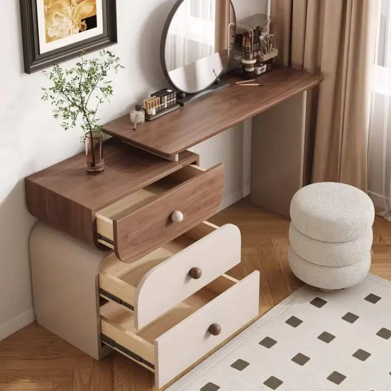 Extension Essentials Dressing Table Drawers Home Modern Corner Vanity Desk Nightstands Compact Penteadeira Camarim Furnitures