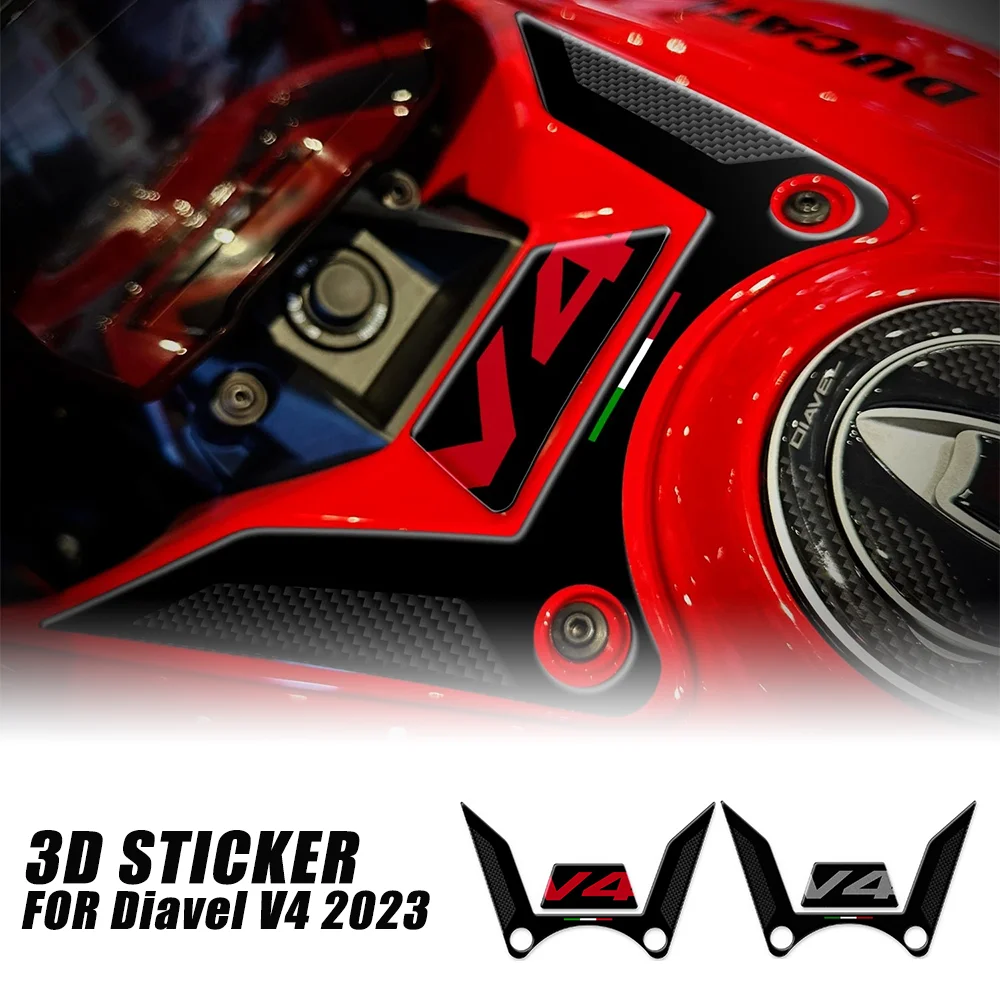 

FOR Diavel V4 2023 Gasoline Cap Tank Pad Waterproof Sticker Decals Scratch Resistant Motorcycle Accessories