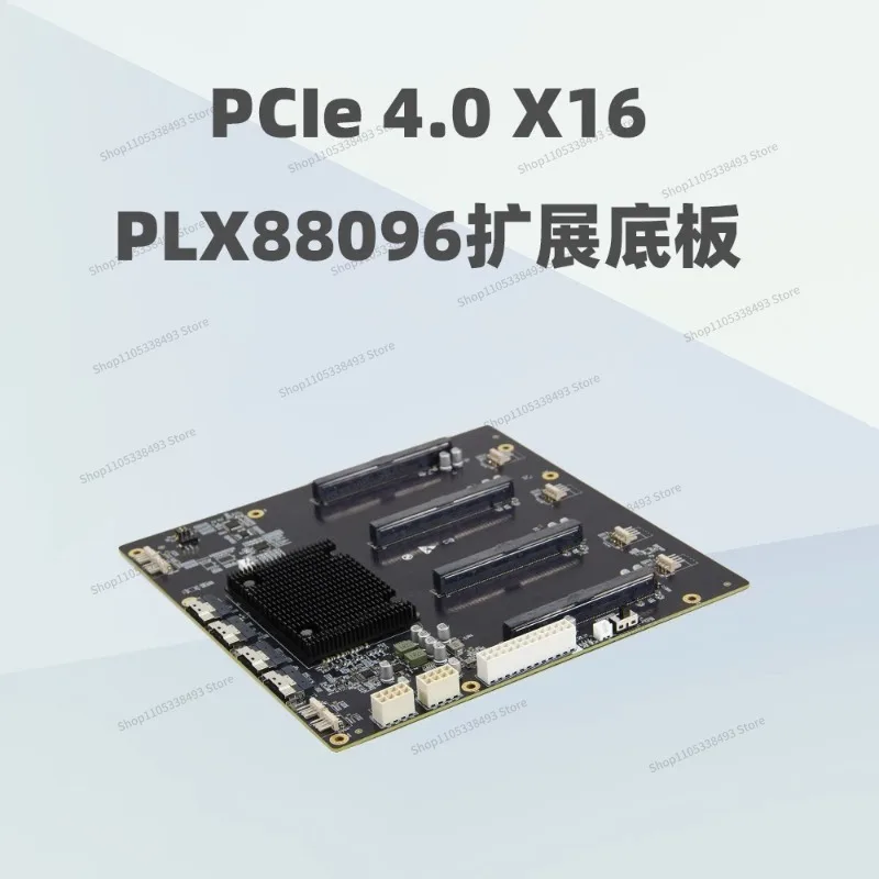 For Plx88096 PCIe4.0 Expansion Quad Card GPU Base Plate 65mm Wide