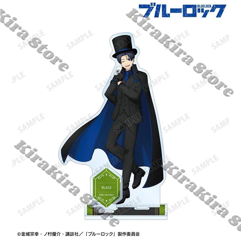 BLUE LOCK Anime Mikage Reo Large Standing Plate Official Genuine Chigiri Hyoma Isagi Yoichi Figure Model Decor Xmas Gift Collect