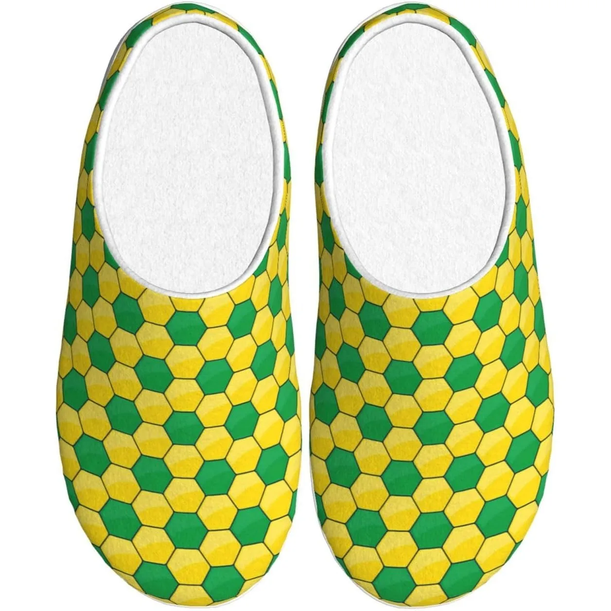 

TPR Cotton Non-Slip Flannel House Slippers For Women Men