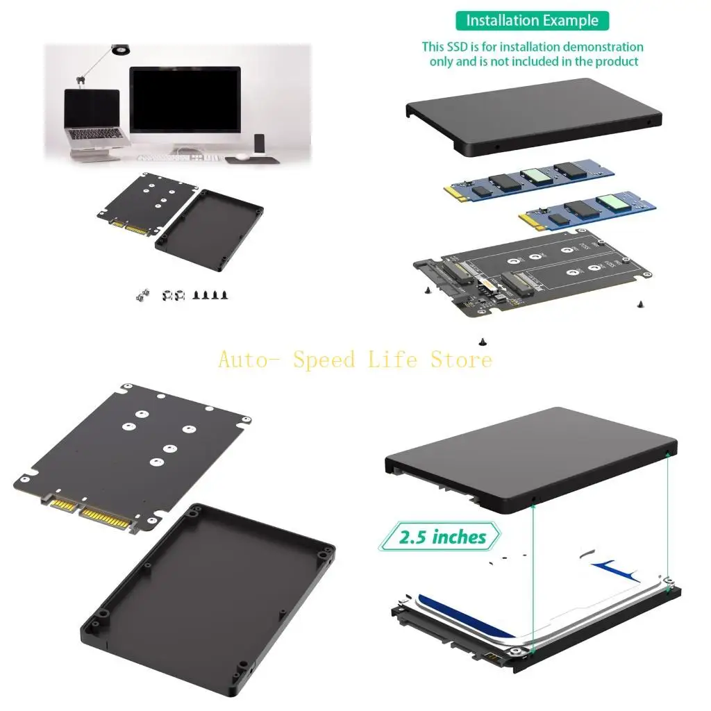 

02DA два M.2 B Ключевые NGFFS SSDS до 2,5 дюйма адаптеров Sataiii M.2 NGFFS для адаптеров SATAS.