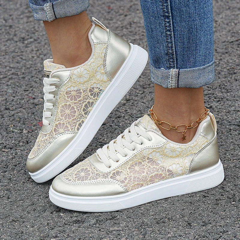 

Универсальная женская обувь, дышащие белые кроссовки, повседневные спортивные кроссовки для прыжков со скакалкой и бега, обувь для студентов