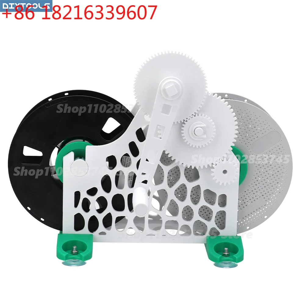 

3D Filament Winder Printing Material Hand-Crank Rewinder Roll Organization Manual Wire Coiler Consumables Reel Rewinding Machine