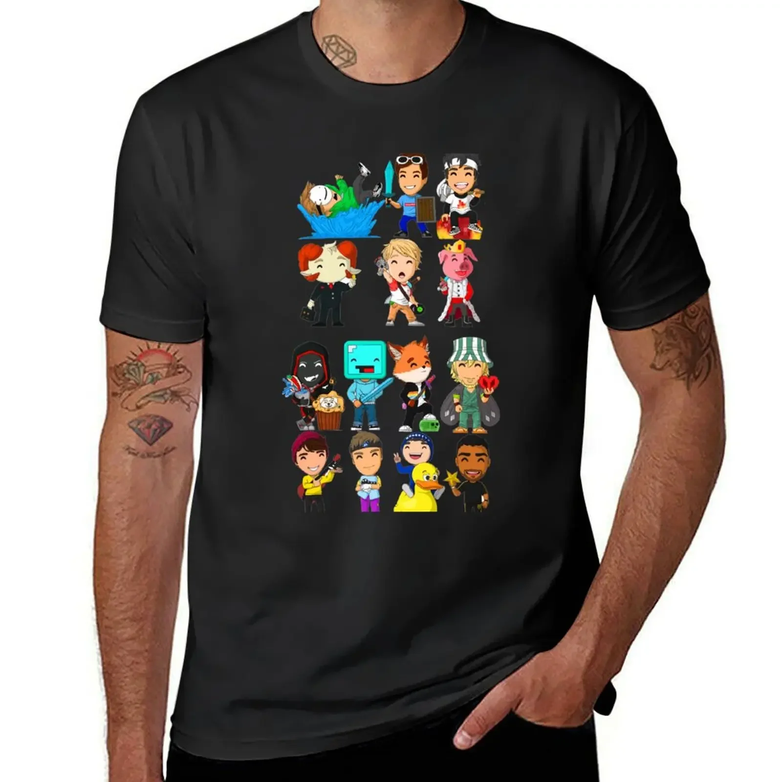 

dream smp all members T-Shirt blacks custom shirt street wear t shirt men