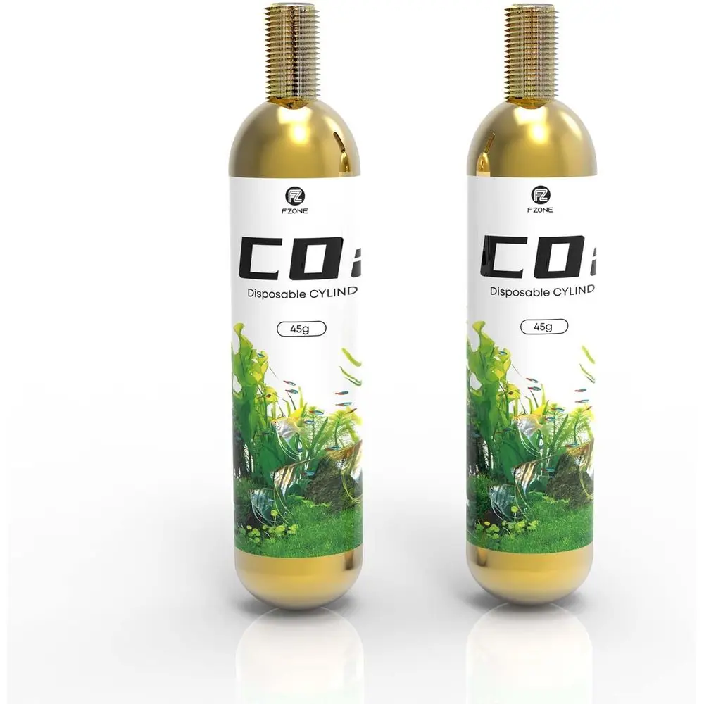 

Набор из 2-х картриджей CO2 по 45 г, с резьбой 5/8, для одноразового использования